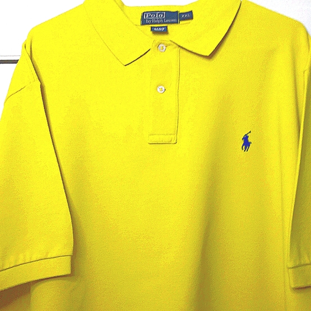 2XL 21' Spring Grn/Yllw Ralph Lauren Polo